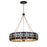 Savoy House Venice 6-Light Chandelier, Metropolis Black/Gold