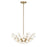 Savoy House Flores 4 Lt Chandelier, Noble Brass - 1-2500-4-127