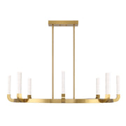 Savoy House Del Mar 8-Light LED Chandelier, Warm Brass - 1-2507-8-322
