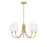 Savoy House Cameron 5-Light Chandelier, Warm Brass - 1-2540-5-322