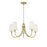 Savoy House Cameron 5-Light Chandelier, Warm Brass