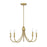 Savoy House Cameron 5-Light Chandelier, Warm Brass