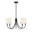 Savoy House Cameron 5-Light Chandelier, Matte Black - 1-2540-5-89