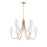 Savoy House Cameron 9-Light Chandelier, Warm Brass - 1-2541-9-322