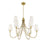 Savoy House Cameron 9-Light Chandelier, Warm Brass