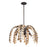 Savoy House Grecian 6Lt Chandelier, Champagne Mist/Coconut Shell