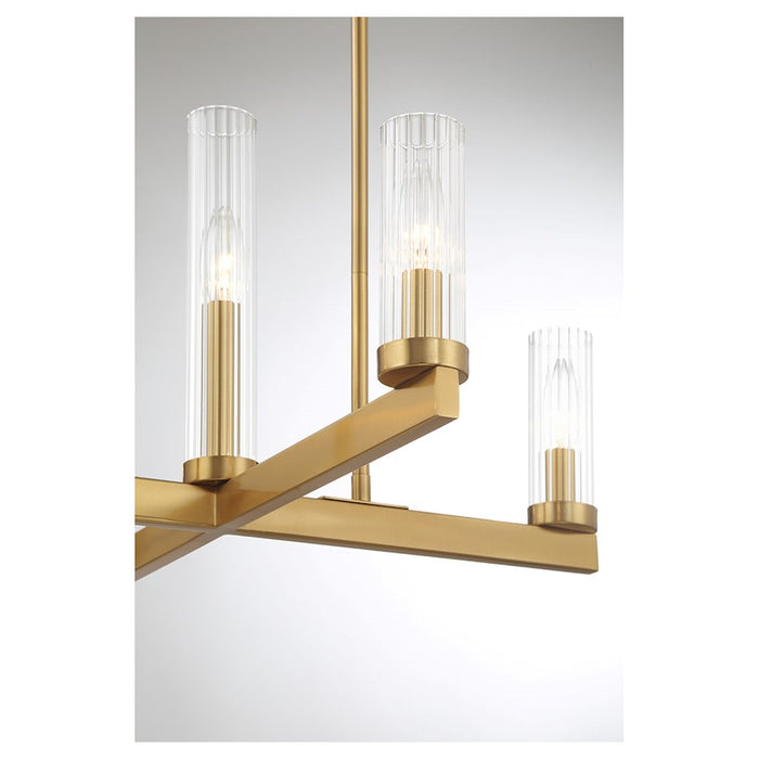 Savoy House Carina 5-Light Chandelier, Warm Brass