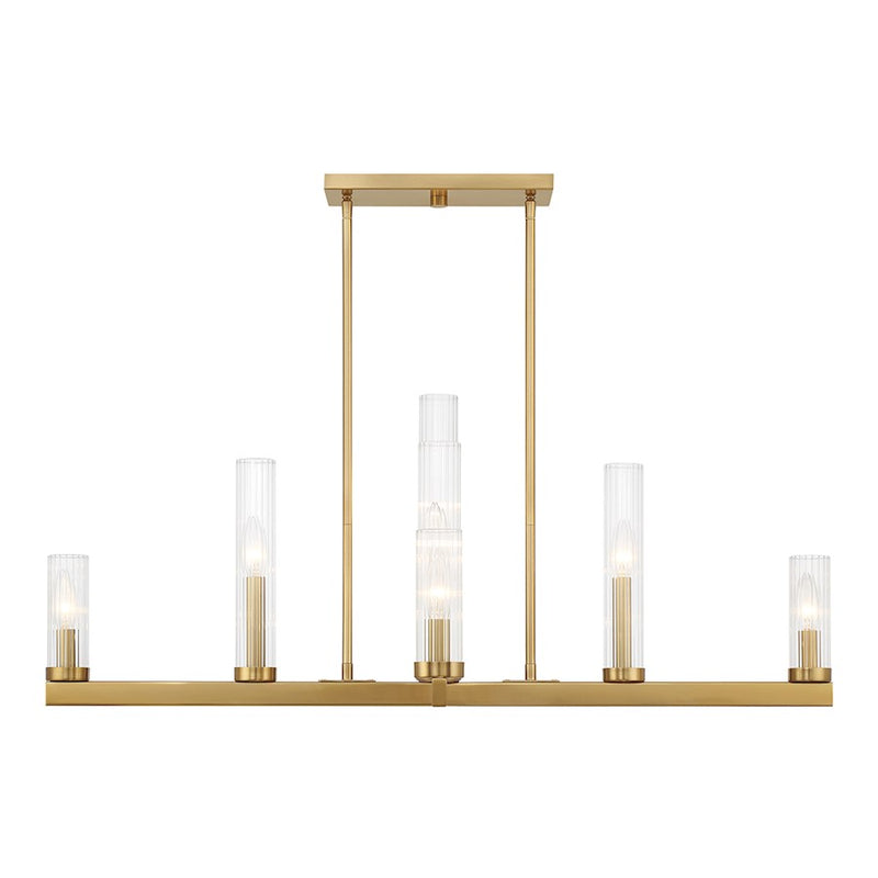 Savoy House Carina 9-Light Chandelier, Warm Brass