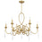 Savoy House Fairchild 6-Light Chandelier, Warm Brass