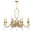Savoy House Fairchild 8-Light Chandelier, Warm Brass