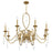 Savoy House Fairchild 8-Light Chandelier, Warm Brass