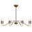 Savoy House Abeline 8 Light Chandelier, Warm Brass - 1-2748-8-322
