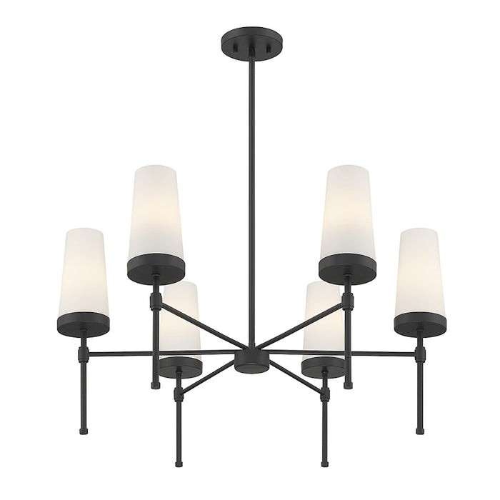 Savoy House Haynes 6-Light Chandelier, Matte Black