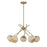Savoy House Jasper 5 Lt Chandelier, Spun, Warm Brass - 1-2968-5-322