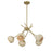 Savoy House Jasper 5 Lt Chandelier, Spun, Warm Brass