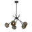 Savoy House Jasper 5 Lt Chandelier, Spun, Matte Black