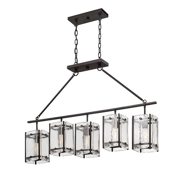 Savoy House Glenwood 5-Light Linear Chandelier, English Bronze