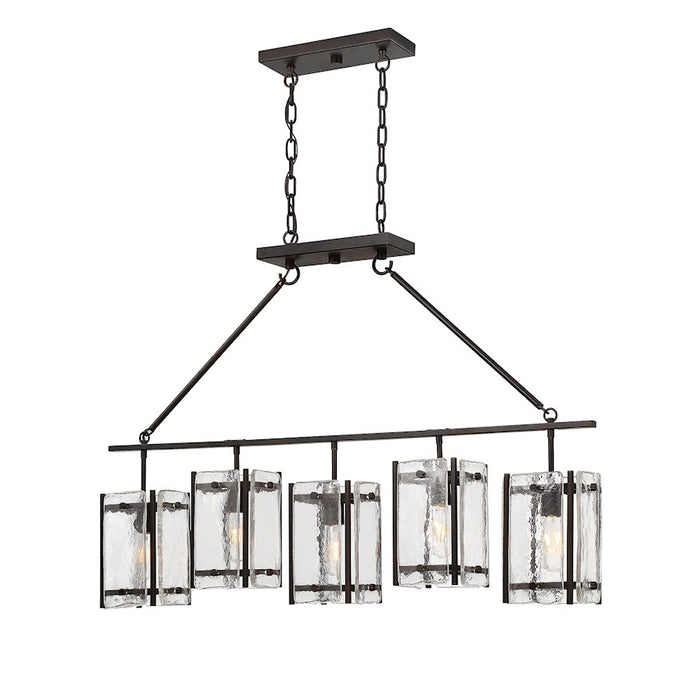 Savoy House Glenwood 5-Light Linear Chandelier, English Bronze