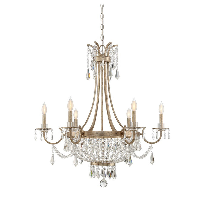 Savoy House Claiborne 6-Light Chandelier, Avalite - 1-3060-6-60