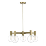 Savoy House Wright 5-Light Chandelier, Warm Brass - 1-3073-5-322