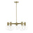 Savoy House Wright 5-Light Chandelier, Warm Brass - 1-3073-5-322