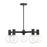 Savoy House Wright 5-Light Chandelier, Matte Black - 1-3073-5-89