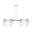 Savoy House Wright 8-Light Chandelier, Chrome - 1-3074-8-11