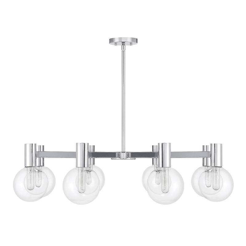 Savoy House Wright 8-Light Chandelier, Chrome