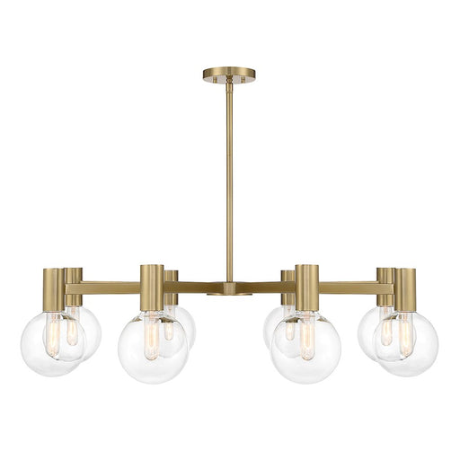 Savoy House Wright 8-Light Chandelier, Warm Brass - 1-3074-8-322