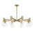 Savoy House Wright 8-Light Chandelier, Warm Brass