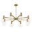 Savoy House Wright 8-Light Chandelier, Warm Brass