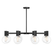 Savoy House Wright 8-Light Chandelier, Matte Black - 1-3074-8-89
