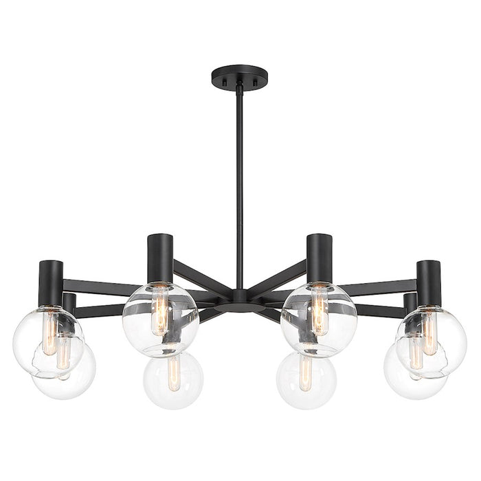 Savoy House Wright 8-Light Chandelier, Matte Black