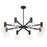 Savoy House Wright 8-Light Chandelier, Matte Black