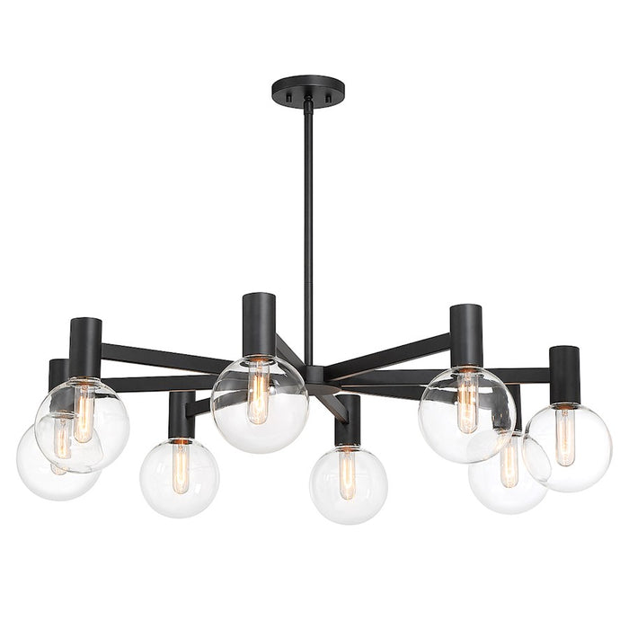 Savoy House Wright 8-Light Chandelier, Matte Black