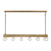 Savoy House Etereo 14 Light Linear Chandelier, Spumante - 1-3128-14-106