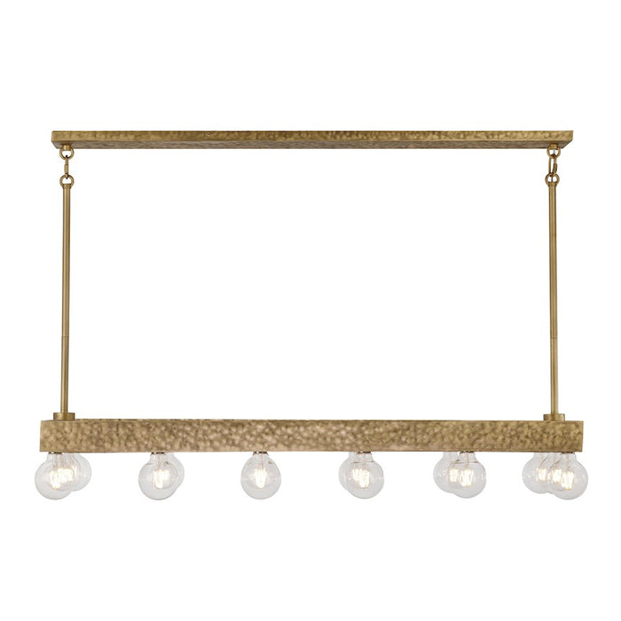 Savoy House Etereo 14 Light Linear Chandelier, Spumante - 1-3128-14-106