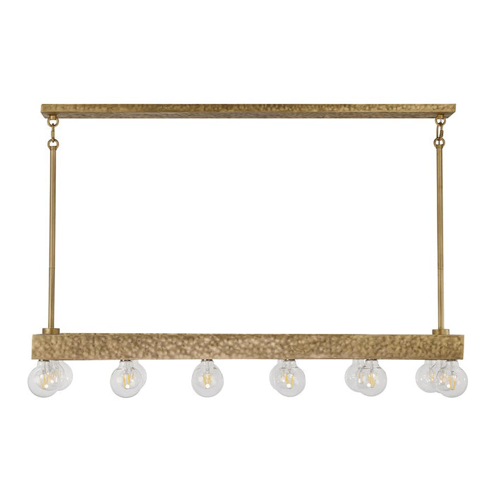Savoy House Etereo 14 Light Linear Chandelier, Spumante