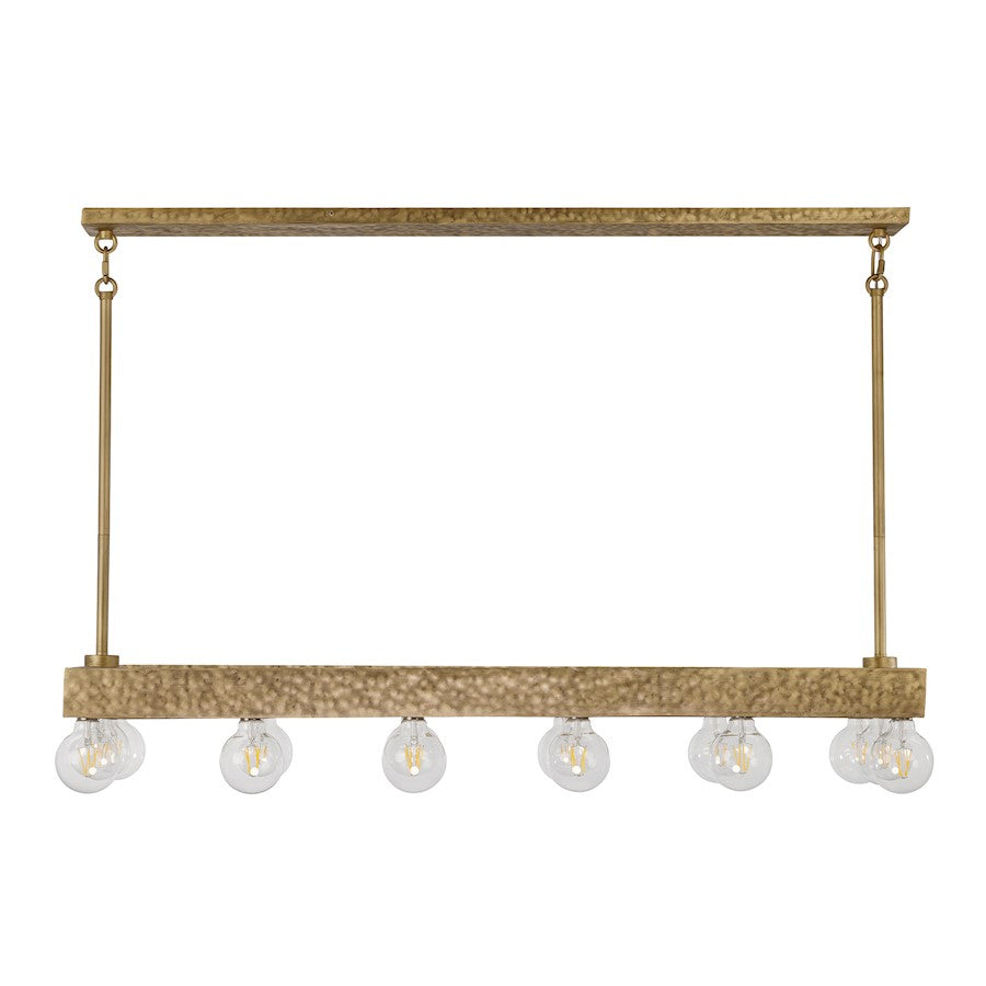 Savoy House Etereo 14 Light Linear Chandelier, Spumante