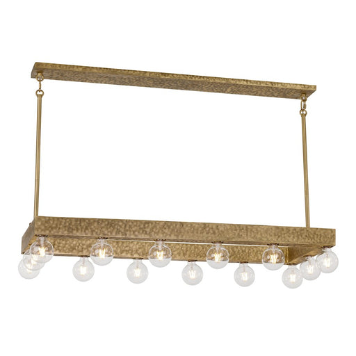 Savoy House Etereo 14 Light Linear Chandelier, Spumante