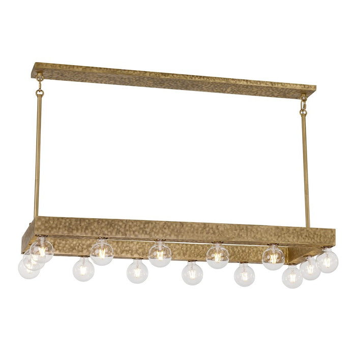 Savoy House Etereo 14 Light Linear Chandelier, Spumante