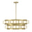 Savoy House Gideon Chandelier, Warm Brass