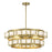 Savoy House Gideon Chandelier, Warm Brass