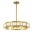 Savoy House Gideon 4-Light Chandelier, Warm Brass