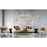 Savoy House Isla Blanca 8-Light Chandelier, Warm Brass