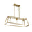 Savoy House Denton 3-Light Linear Chandelier, Warm Brass