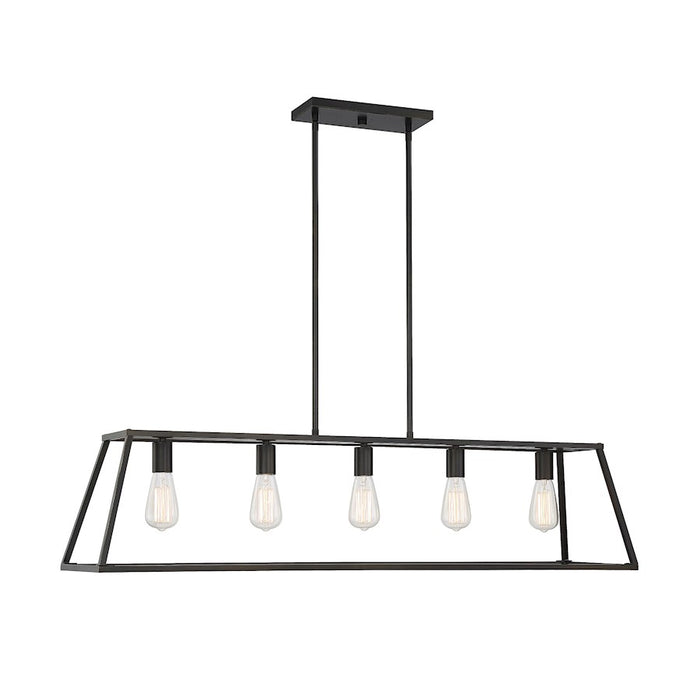 Savoy House Denton 5-Light Linear Chandelier, Classic Bronze