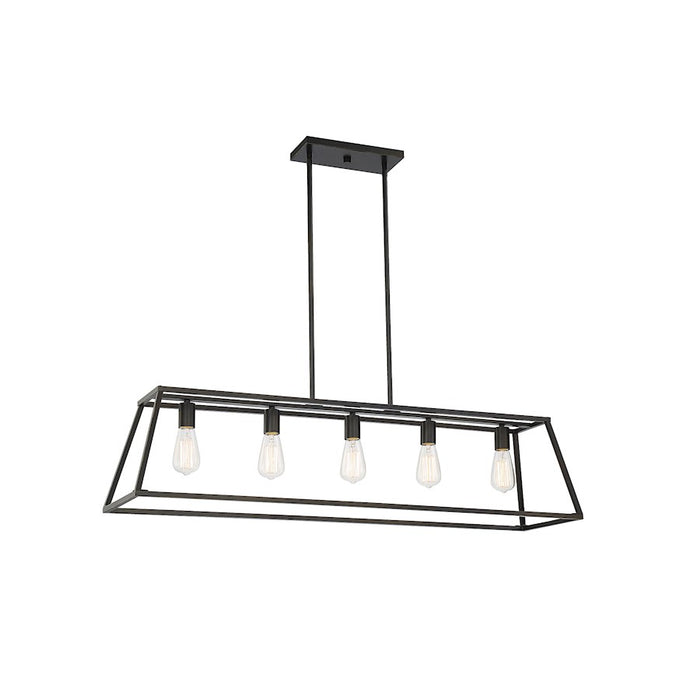 Savoy House Denton 5-Light Linear Chandelier, Classic Bronze