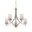 Savoy House Colton 5-Light Chandelier, Satin Nickel