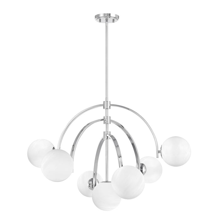 Savoy House Marias 7-Light Chandelier, Polished Chrome